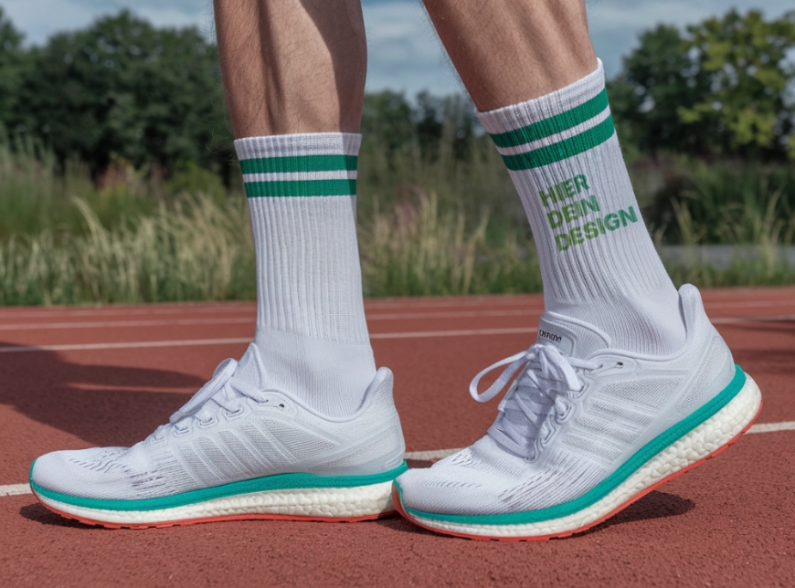 Socken mit eigenem Foto oder Logo individuell gestalten